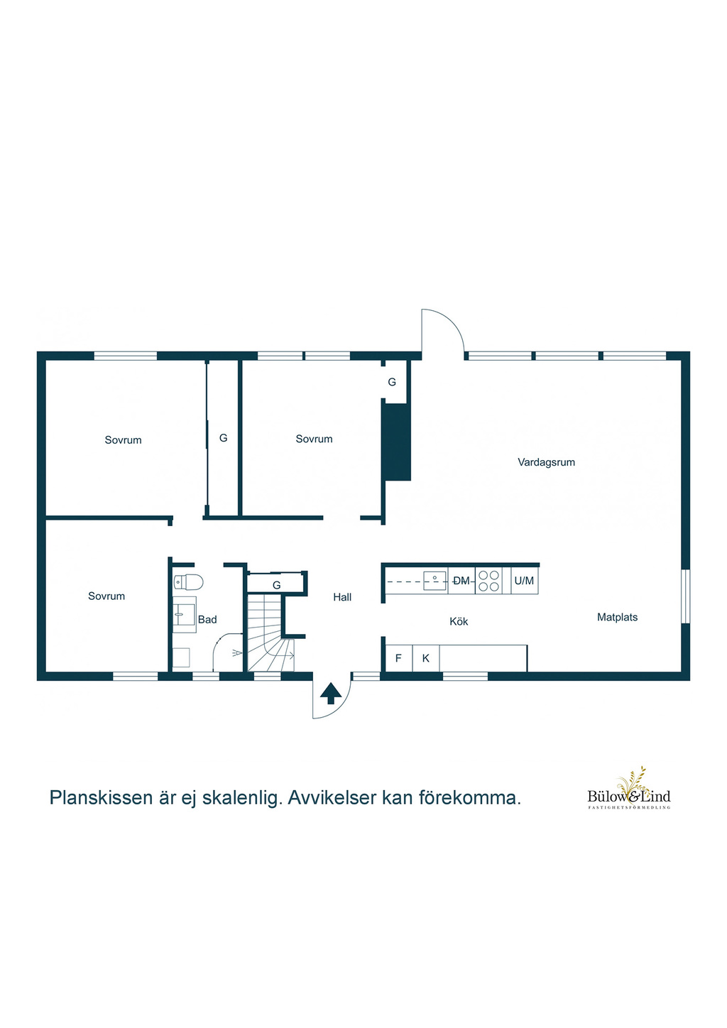 Planlösning entréplan