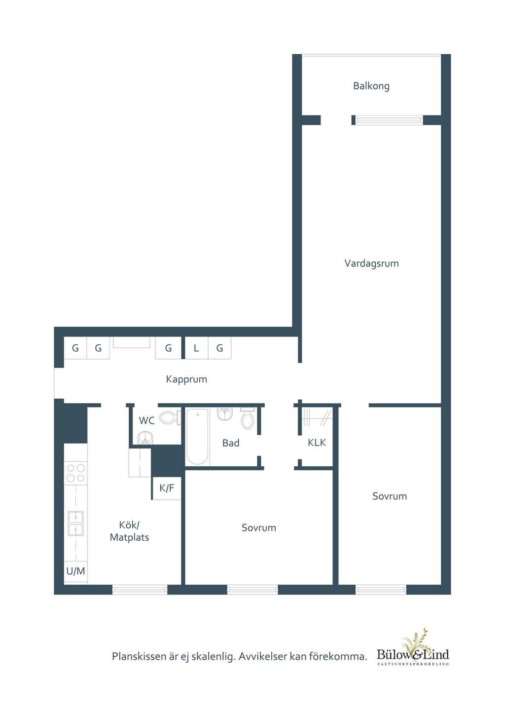 Planritning Kulladalsgatan 20B