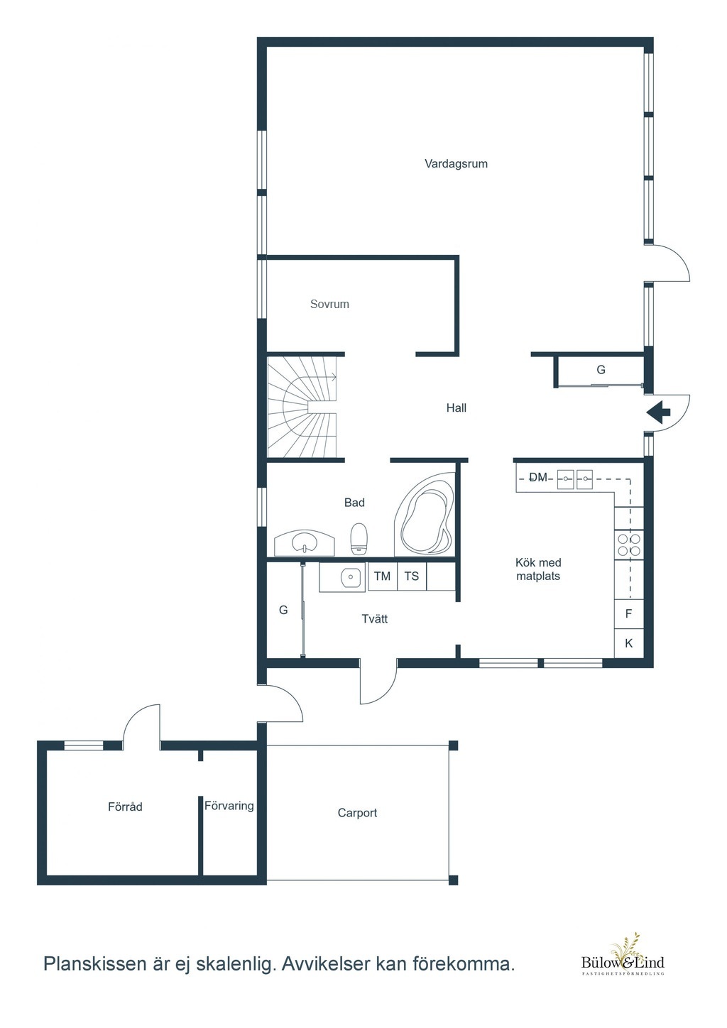 Planlösning entréplan