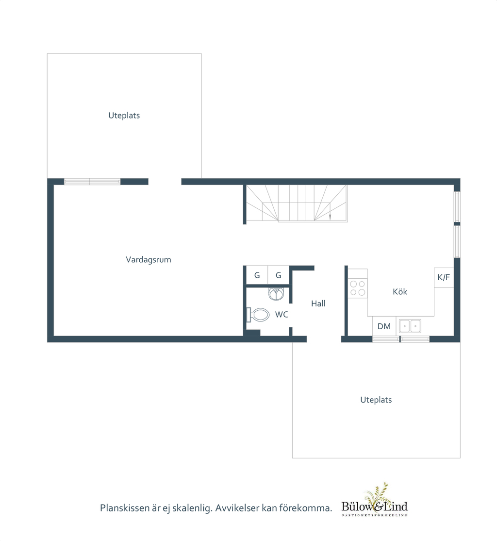 Planritning - Nedre plan