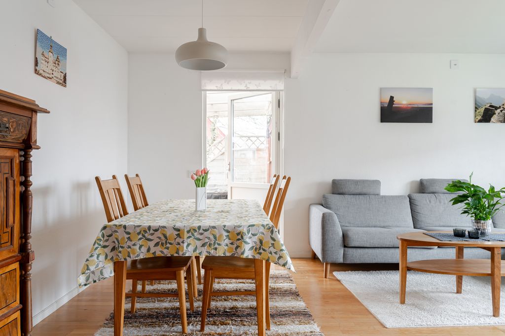 Vardagsrum och matplats