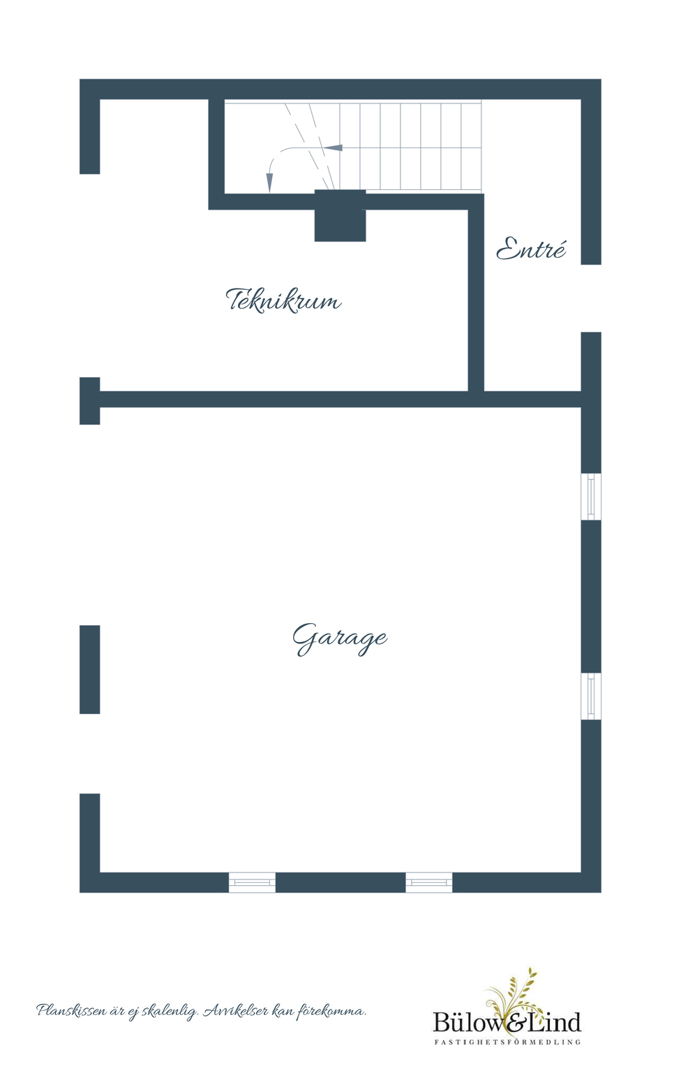 Planritning Lägenhet Entréplan