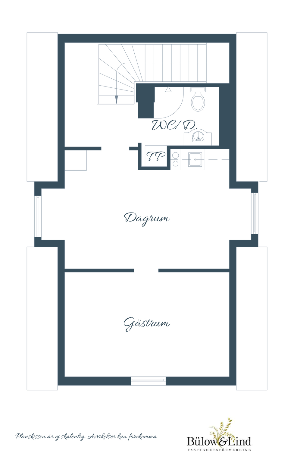 Planritning Lägenhet Ovanplan
