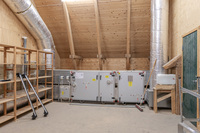 Teknikrum med ventilationsanläggning 